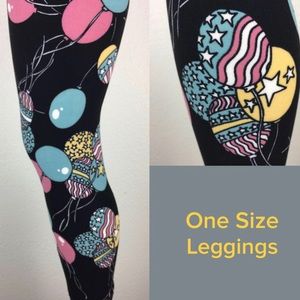 NWT LuLaRoe OS Leggings-July 4th